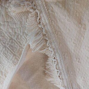 Vintage Maine heritage weavers Lewiston USA bedspread